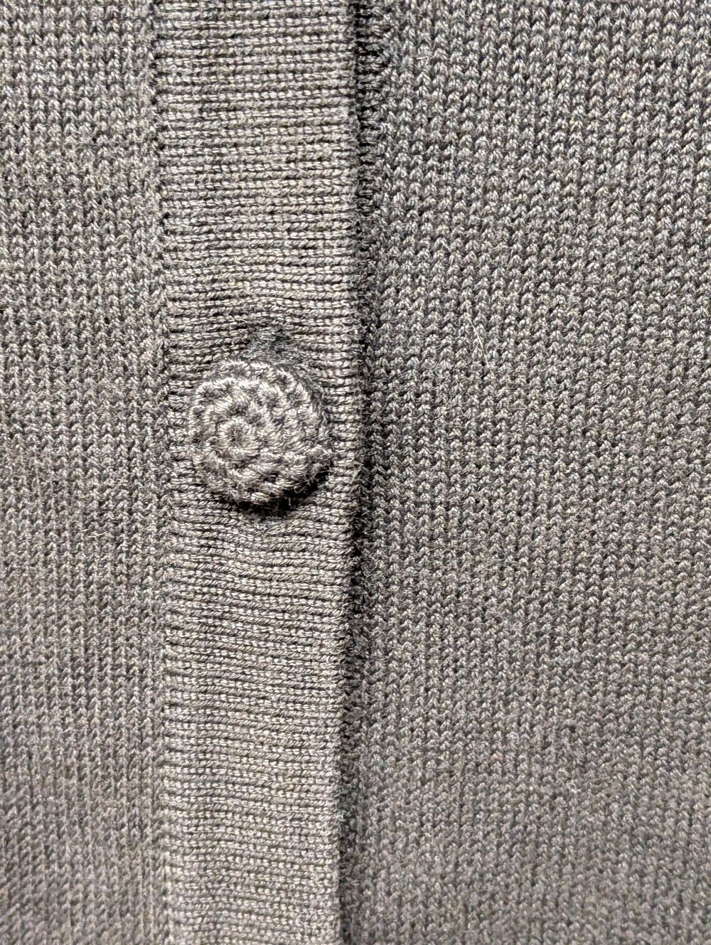 Michael Simon Motorcycle Nodded Embroidery Black Cardigan - Picture 6 of 6